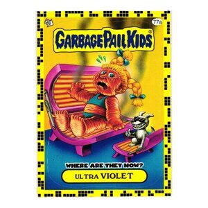 Garbage Pail Kids Where Are They Now Ultra Violet Trading Card Sticker 2011 GPK
